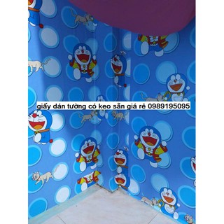 10m giấy decal dán tường doraemon