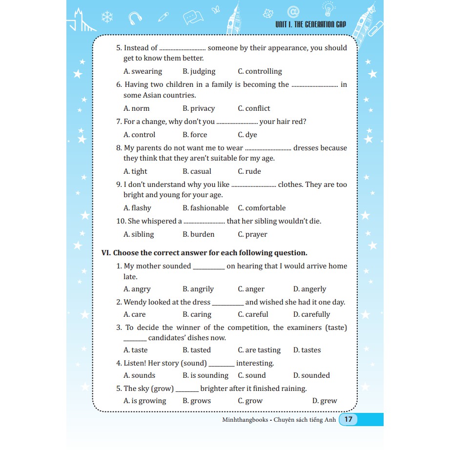 Sách - Chinh phục ngữ pháp và bài tập tiếng Anh lớp 11 tập 1 - Có đáp án