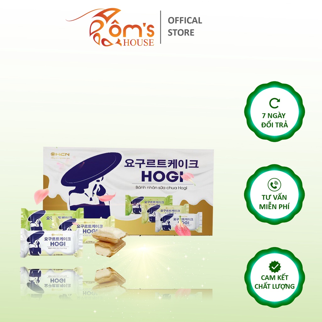 Bánh Sữa Chua HOGI 3 Vị Đặc biệt  - Sữa Chua - Phô Mai - Dưa Lưới