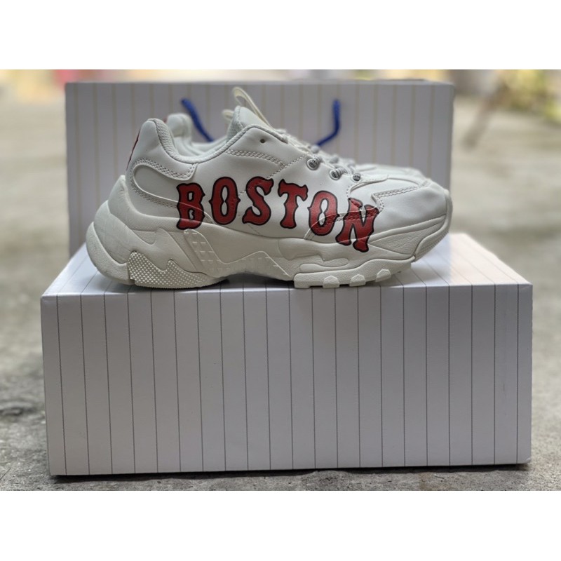 [ HÌNH TỰ CHỤP THẬT+ FULL BOX PHỤ KIỆN] Giày Thể Thao Sneaker Nam Nữ Độn Đế NY Chữ Đen ,NY Chữ Vàng , LA , Boston