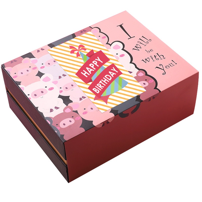 Set 30 Thiệp Chúc Mừng Sinh Nhật Họa Tiết Hoạt Hình Kèm Phong Bì Cho Bé