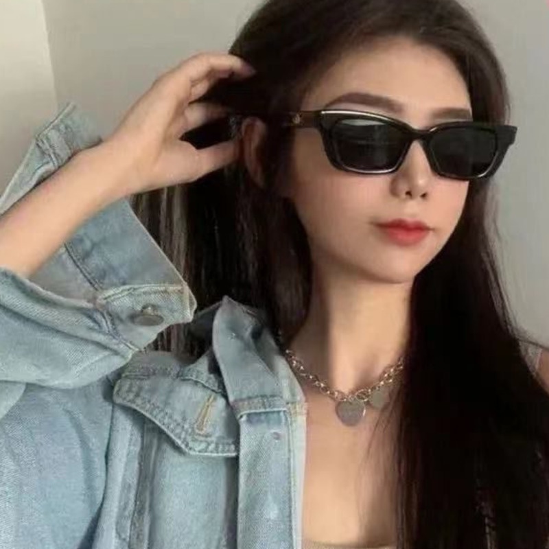 Kính Mát Màu Đen Phong Cách Âu Mỹ Cổ Điển Thời Trang