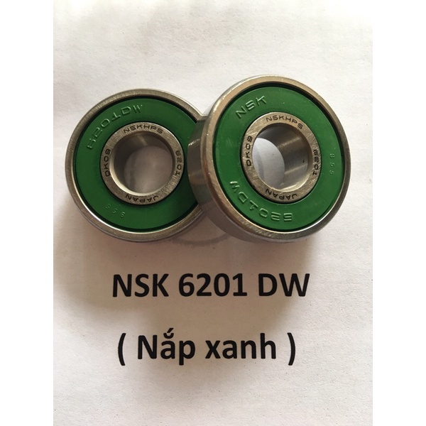 Vòng bi, bạc đạn NSK 6201 DW sử dụng cho xe máy