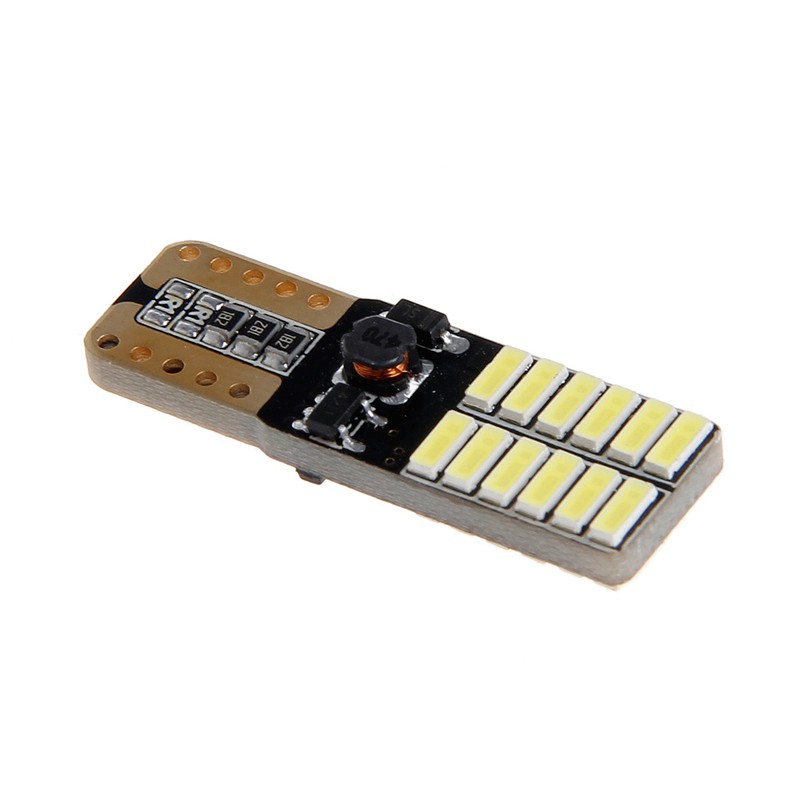 Đèn LED T10 W5W 3014 SMD 24 bóng cho xe hơi