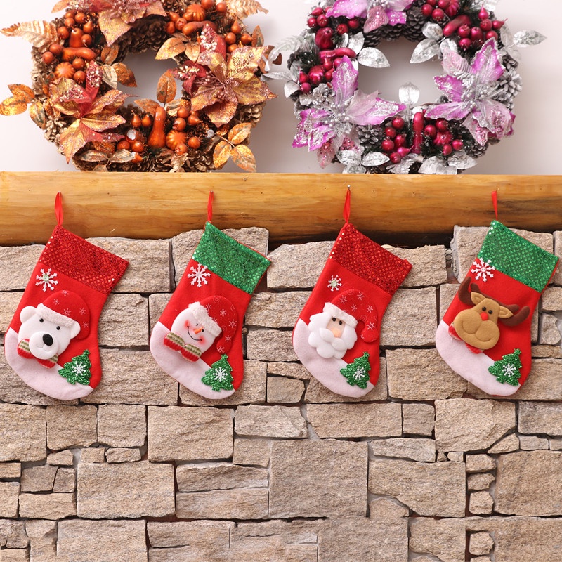 Vớ Treo Trang Trí Cây Thông Noel