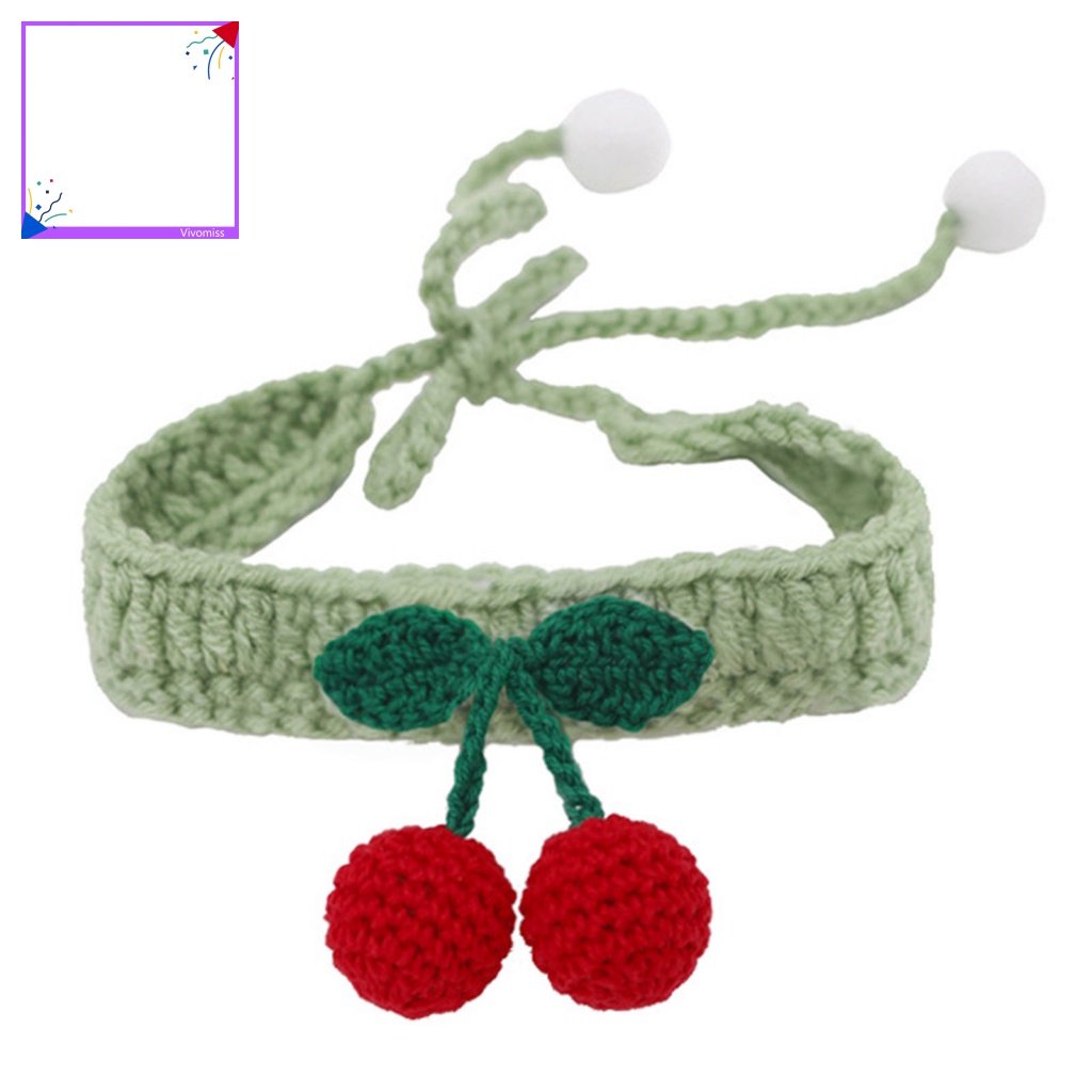 [VM] Vòng Cổ Dệt Tay Nhẹ Nhàng Dễ Phối Đồ Mặc Hàng Ngày Cho Mèo