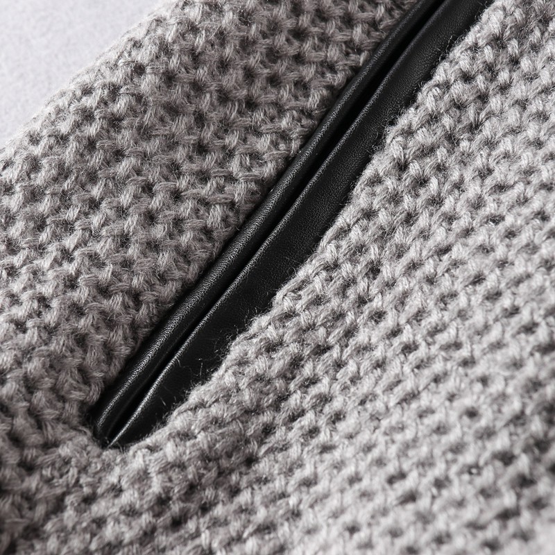 ÁO PONCHO MÀU XÁM DÁNG FREESZ