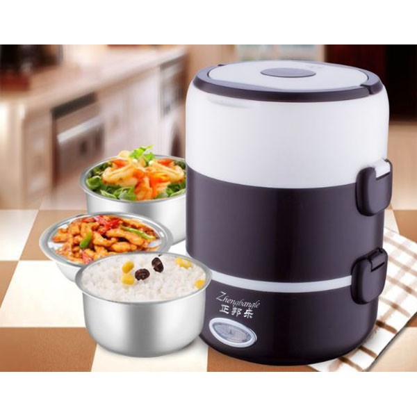 Cặp Lồng Cắm Điện 3 Tầng ruột inox Cao Cấp Giữ Nóng Thức Ăn Liên Tục  [ Kho sỉ ] | BigBuy360 - bigbuy360.vn