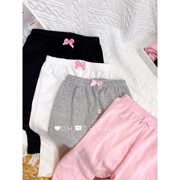 Quần legging cotton dư xịn bé gái