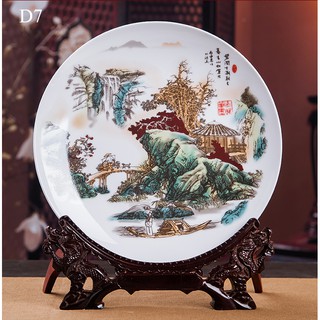 Đĩa Gốm Trang Trí