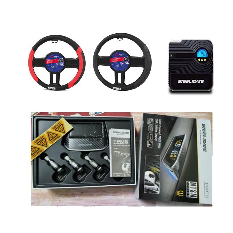 Cảm biến áp suất lốp CHÍNH HÃNG Steelmate MT11 van trong - BH 3 NĂM CHÍNH HÃNG HÀNG CAO CẤP