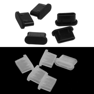 Set 5 Nút Silicon Bảo Vệ Cổng Sạc Usb Cho Điện Thoại Samsung Huawei