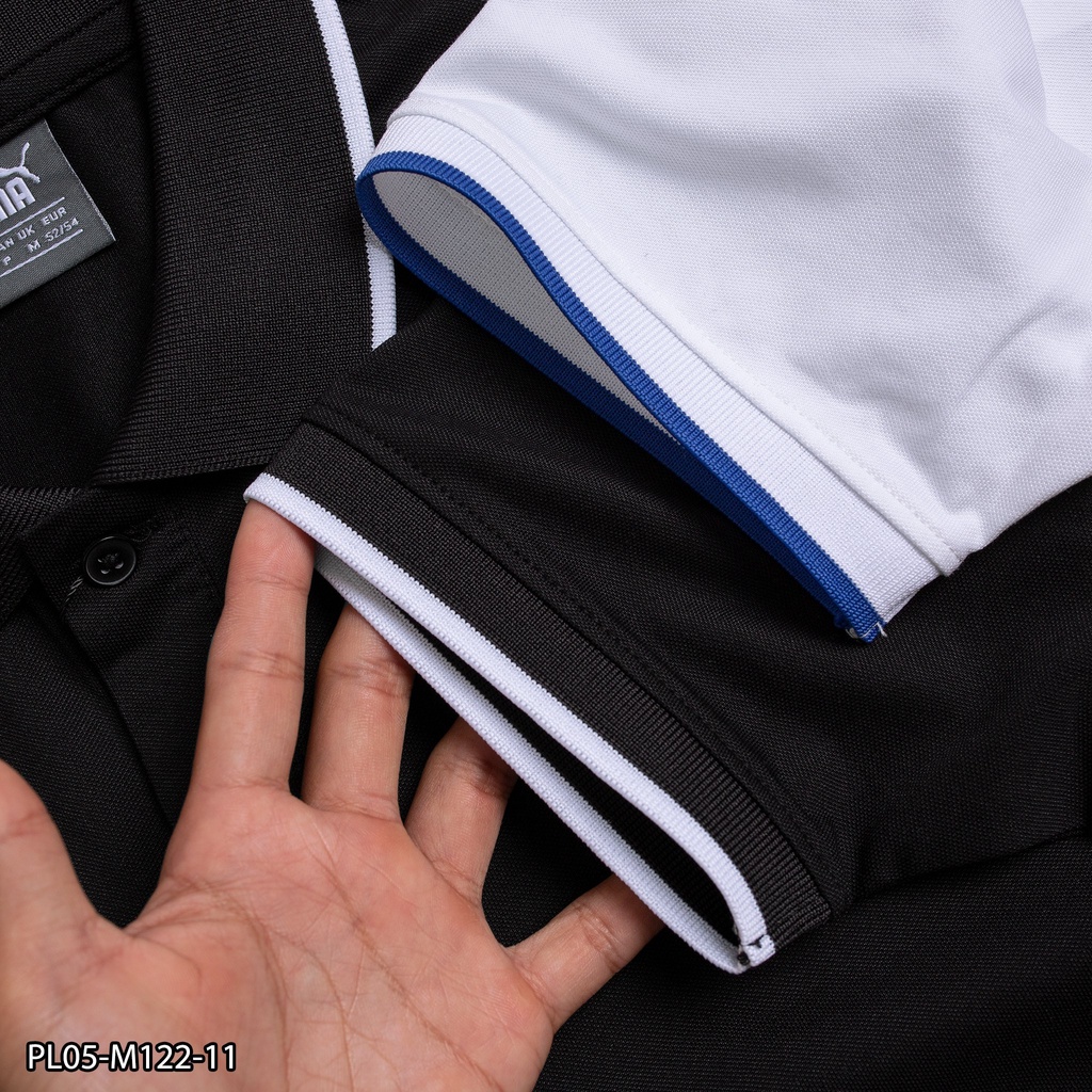 Áo Polo Nam PM cổ 2 khuy,Form Slimfit,vải cotton dư xịn co dãn 4 chiều,thấm hút mồ hôi,Hàng VNXK