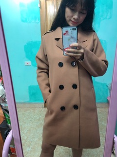 Áo dạ len ép