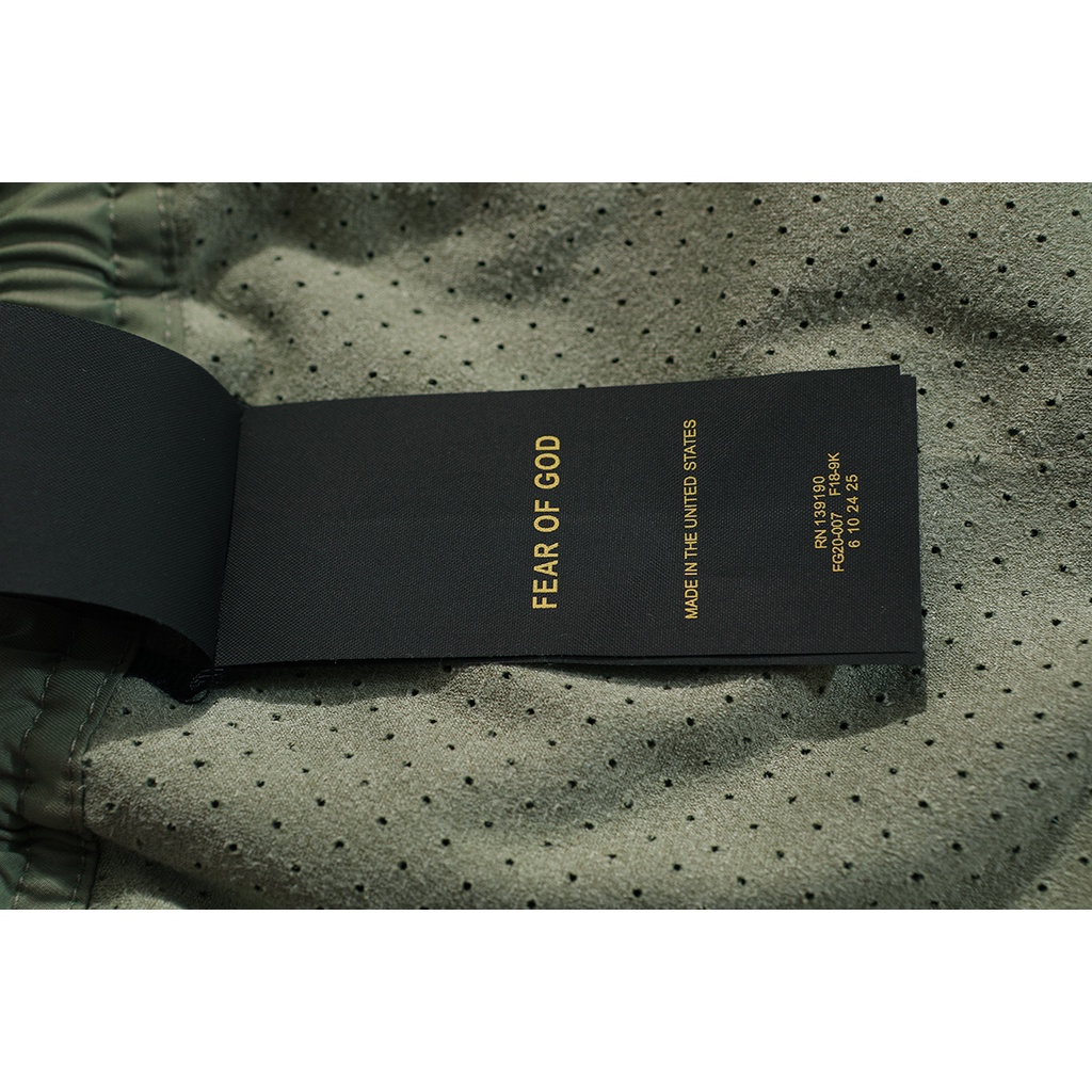 FEAR OF GOD solid color all-match woven trousers FOG loose micro-tapered spring and autumn comfortable casual pants trend