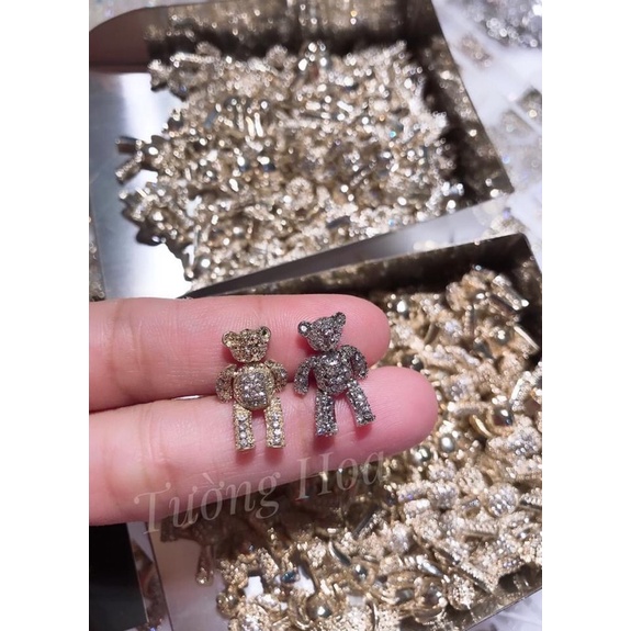 Charm Gấu đính móng(có khớp).