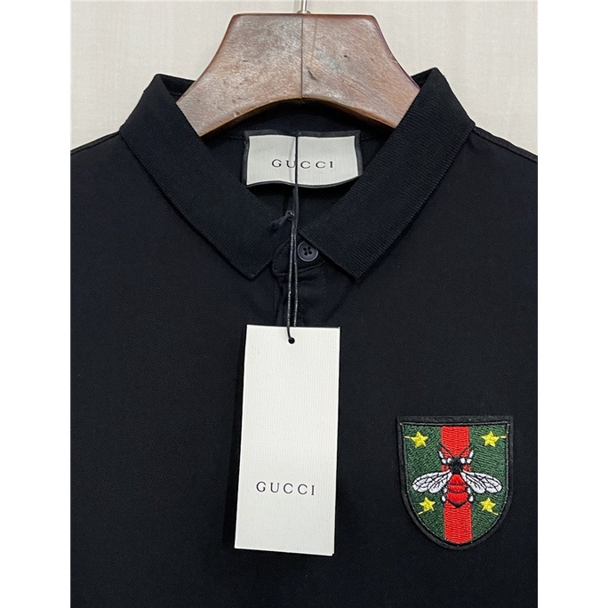 Áo Thun polo Tay Ngắn Thêu Hình Ong Size 4XL Thời Trang Xuân Mới Cho Nam Burberr 2022