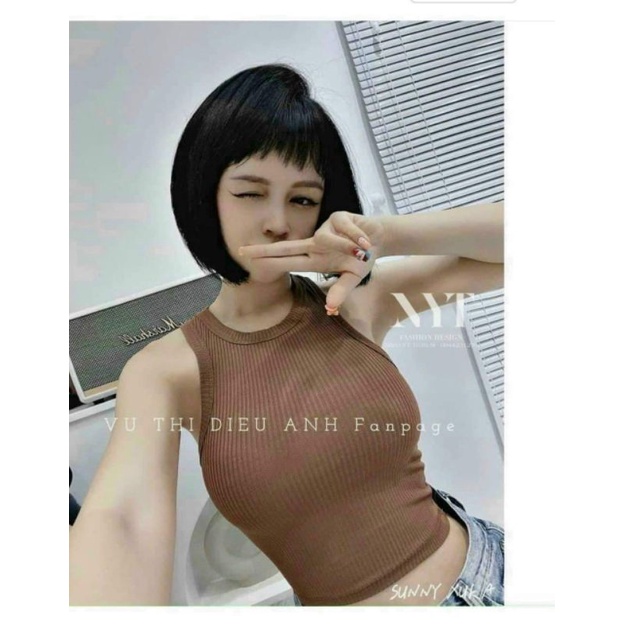 Áo thun trơn ba lỗ ôm body