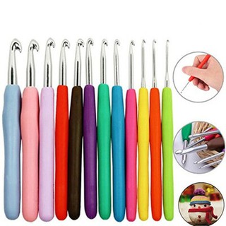 Set 12 cây kim đan móc len thủ công