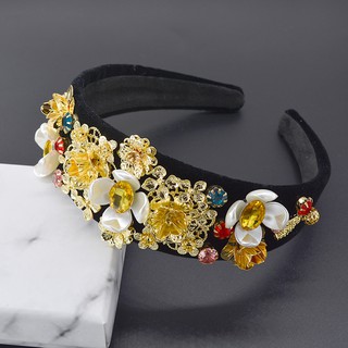 Cài tóc VIP CAO CẤP handmade gắn hoa và hạt bẹt siêu sang VIP32155