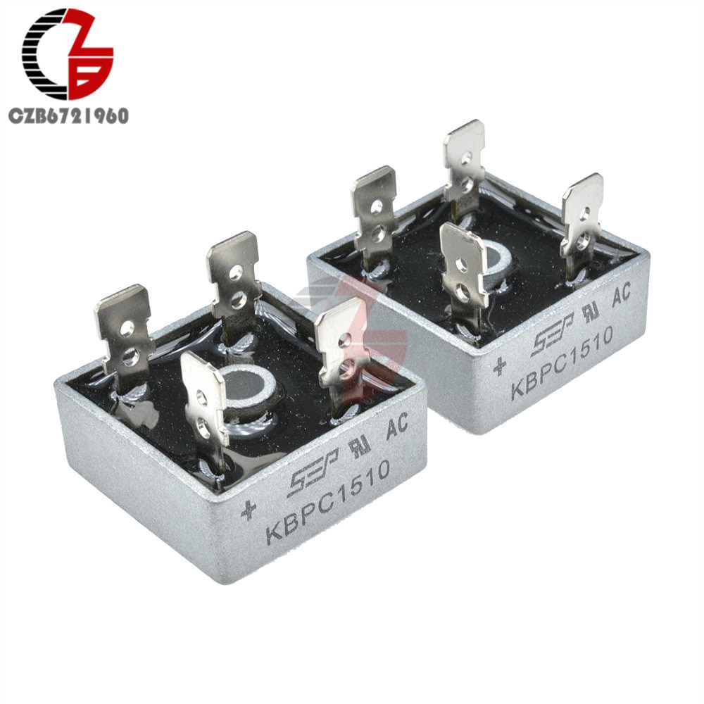 5Pcs KBPC1010 KBPC1510 KBPC2510 KBPC3510 KBPC3510W KBPC5010 Power Diode Bridge Rectifier 15A 25A 35A 50A 1000V KBPC Commutator | BigBuy360 - bigbuy360.vn