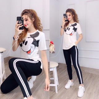 Quần legging 2 sọc(KÈM ẢNH THÂT)