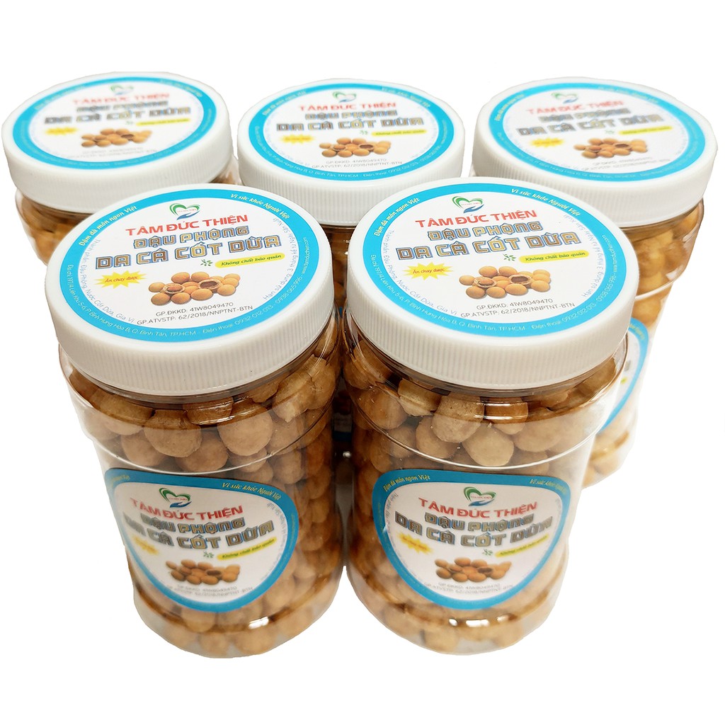 Combo 2 Túi Đậu Phộng Rang Tỏi Ớt Tâm Đức Thiện - Túi 500GR + Tặng 1 Hộp Đậu Tự Chọn | BigBuy360 - bigbuy360.vn