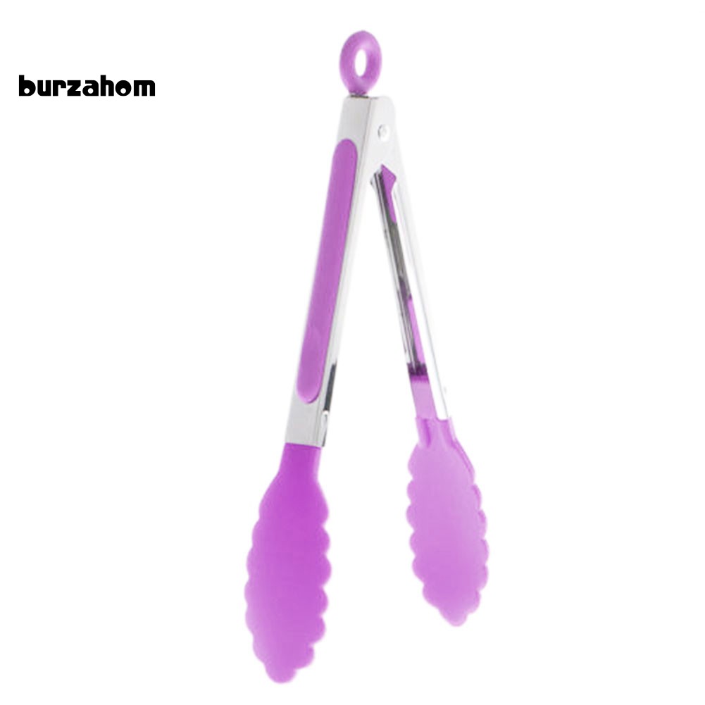 Kẹp gắp thức ăn chất liệu thép không gỉ đầu silicon