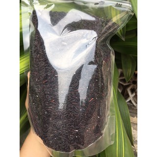 Gạo tím than (Gạo lứt đen) túi 1kg