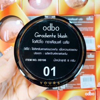 Phấn Má Hồ Có Nhũ Odbo Gradiente Blush