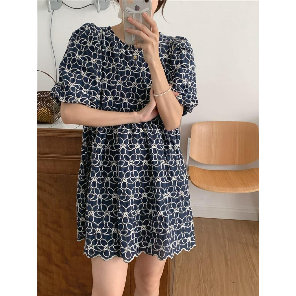 Đầm nữ Peppermint 52706 tay ngắn dáng rộng thời trang sành điệu