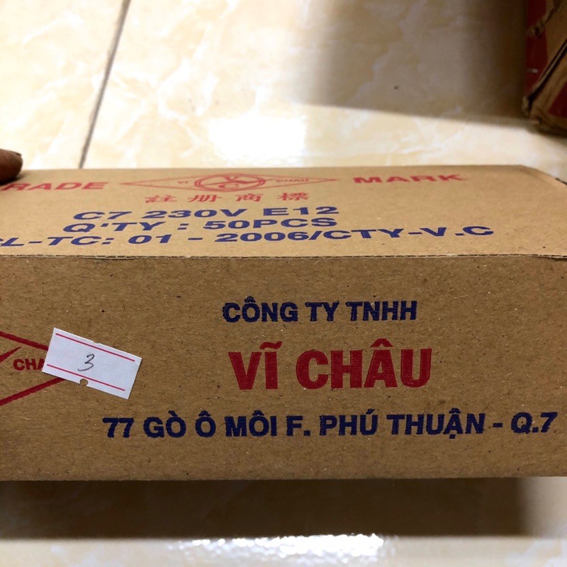 Bóng đèn quả nhót chân E12 nhiều màu