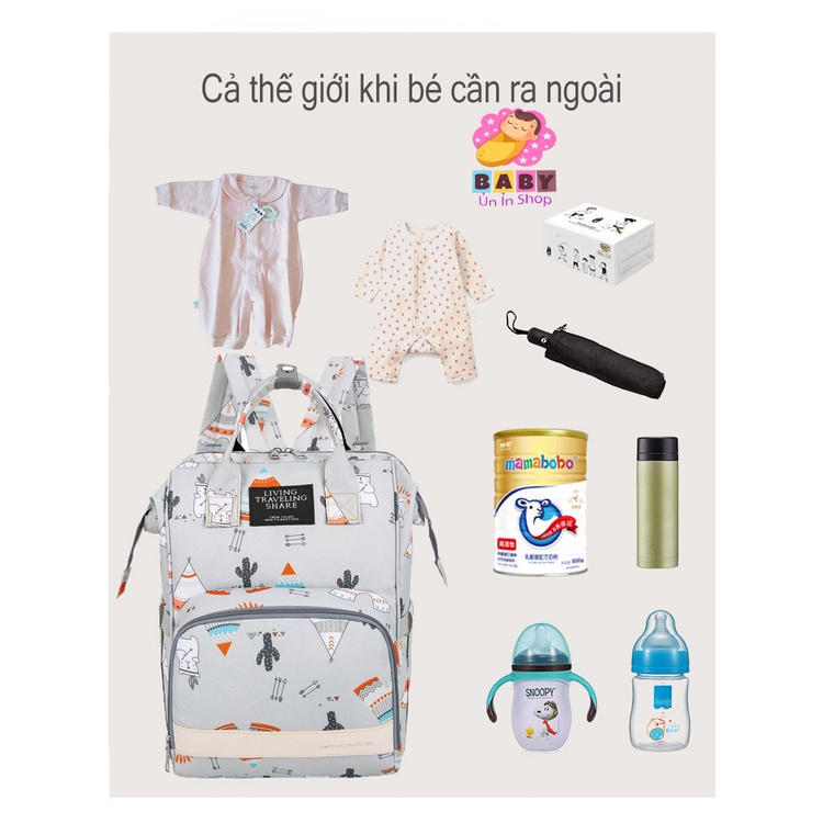 Balo bỉm sữa đa phong cách cho mẹ  và bé