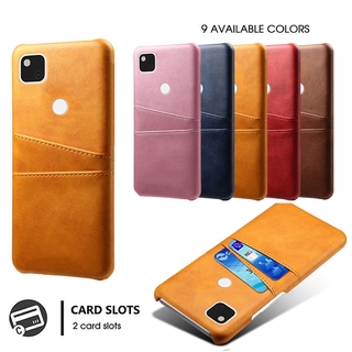 Google Pixel 5 XL 4a Luxury Slim Card Slot Wallet PU Leather Case Shockproof Cover