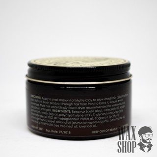 Sáp Vuốt Tóc Matte Clay Professional - LockHart's