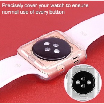 Ốp Dẻo Bảo Vệ Màn Hình Apple Watch Series 7/6/5/SE/4/3/2/1 Size 38-40-41-42-44-45mm