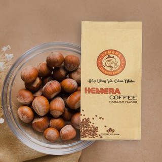Cà phê Hemera hương hạt dẻ Hazelnut rang xay nguyên chất (250gram)