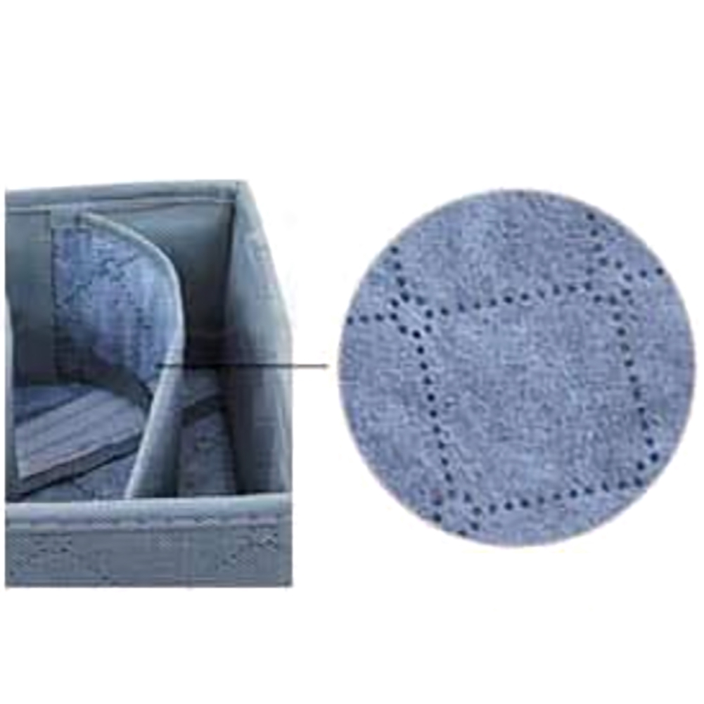 Bộ 3 hộp lưu trữ đồ lót bằng chất liệu than tre