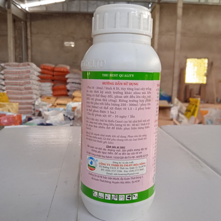 Phân bón Caxi Bo chống rụng bông rụng trái tăng đậu trái, nứt trái đẹp trái chống thối trái