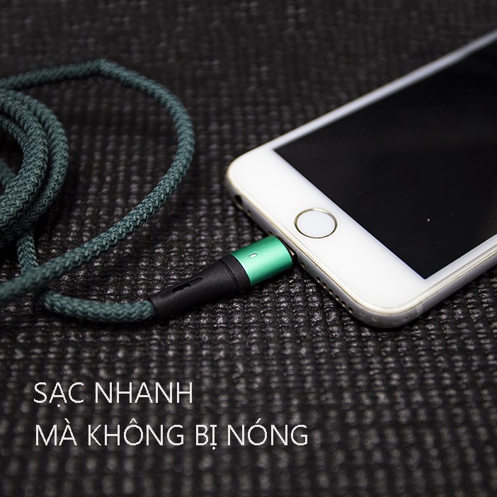 Dây Sạc Tự Ngắt·IPhone IBESKY LS41 Sạc Nhanh 5A Dài 1M2 Cho IPhone/IPAD Chính Hãng (BH 6 Tháng)