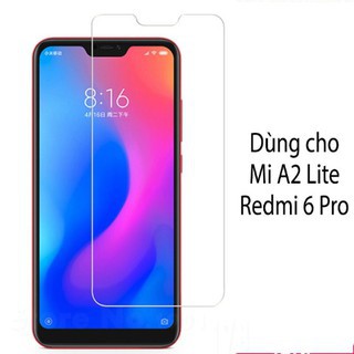 Kính cường lực Xiaomi Redmi 6 pro redmi6pro redmi 6pro / Mi A2 Lite -  độ cứng 9H, keo toàn màn hình