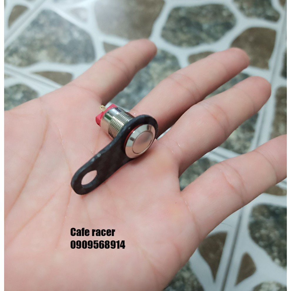 Công tắc inox chống nước 12mm chuyên dùng cho xe máy
