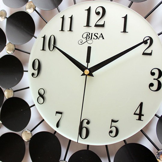 Đồng hồ treo tường thương hiệu BISA bảo hành 5 năm size 67cm mã BS1204-67BL