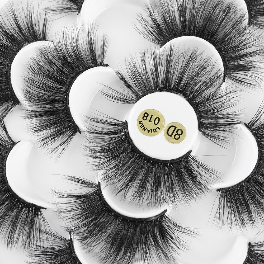 JUNE Set 7 Cặp Lông Mi Giả SKONHED Dày 25mm Trang Điểm Tiện Dụng