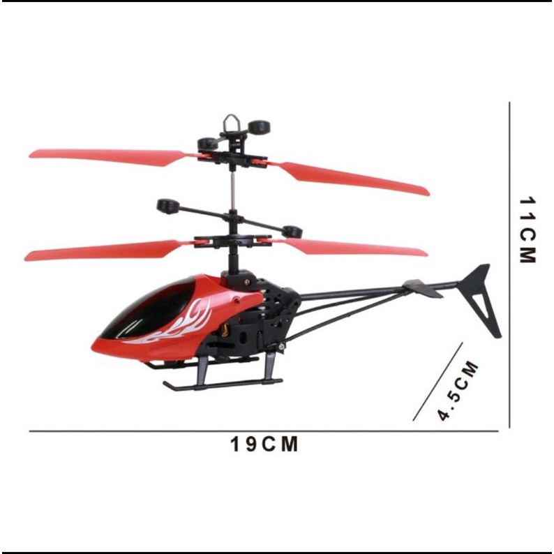 máy bay trực thăng điều khiển cảm ứng bằng tay HELICOPTER No.338