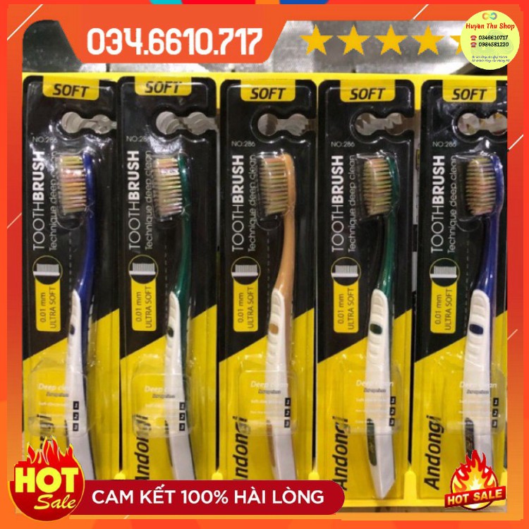 Bàn Chải Đánh Răng Than Hoạt Tính Hàn Quốc No 286