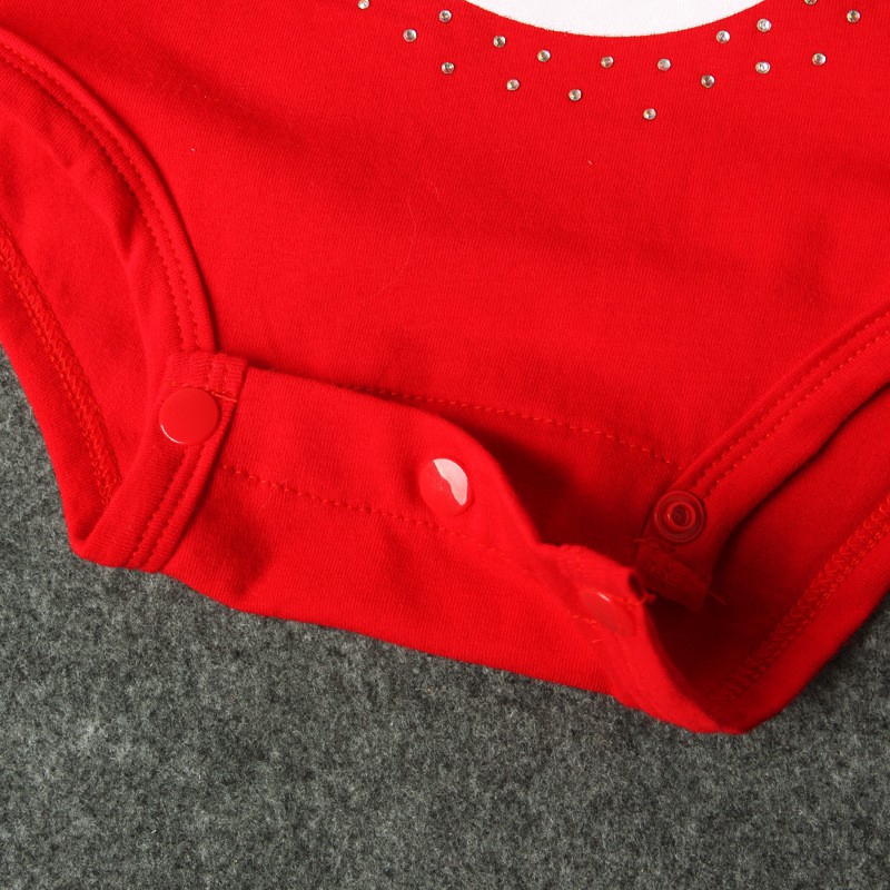 Bộ Bodysuit Một Mảnh + Mũ Ông Già Noel Dễ Thương Cho Bé Sơ Sinh