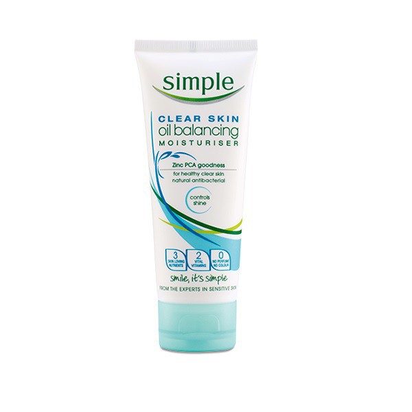 [Hot] Kem dưỡng ẩm Simple Clear Skin Oil Balancing Moisturiser