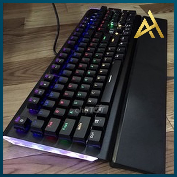 Bàn Phím Máy Vi Tính Laptop Chơi Game G-NET LK718 Đèn LED 7 Màu Có Kê Tay - Bàn phím Cơ Keyboard Gaming Có Dây