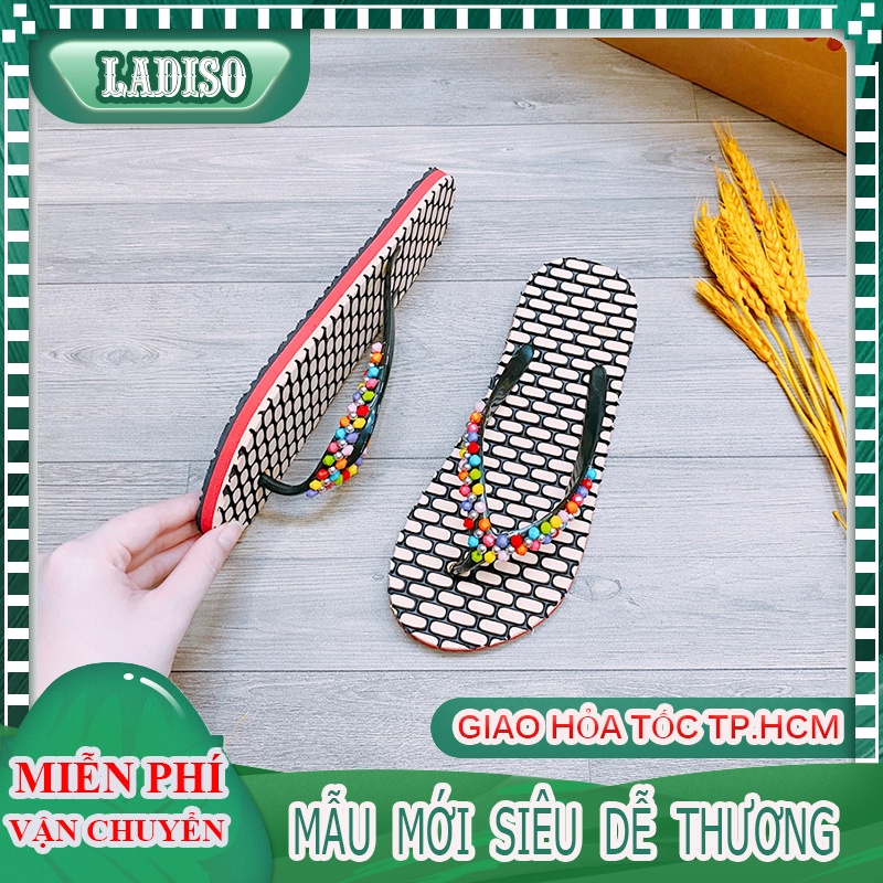 Dép kẹp nữ LADISO siêu nhẹ siêu êm siêu bền chống trơn trượt kiểu mới siêu dễ thương TT327